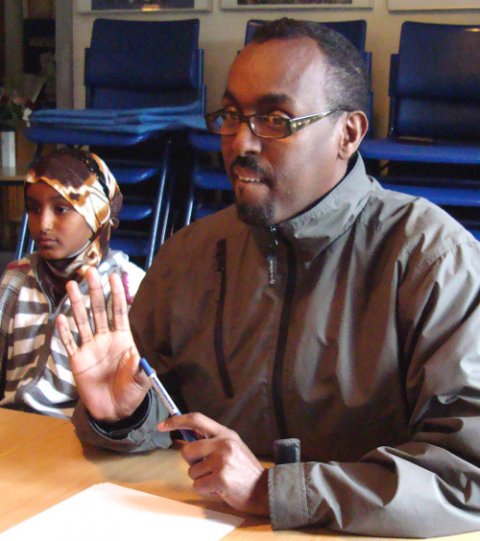 Abdirahman M. Iidle, talsmdand AarhuSomali